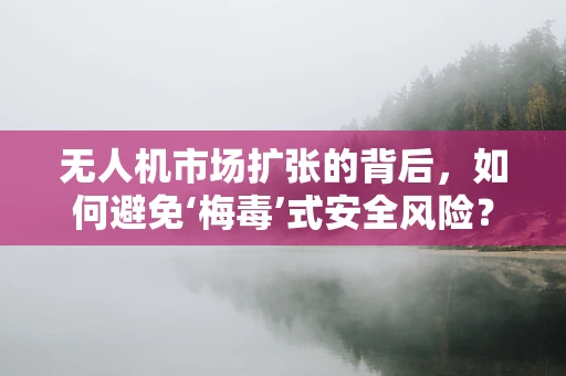 无人机市场扩张的背后，如何避免‘梅毒’式安全风险？