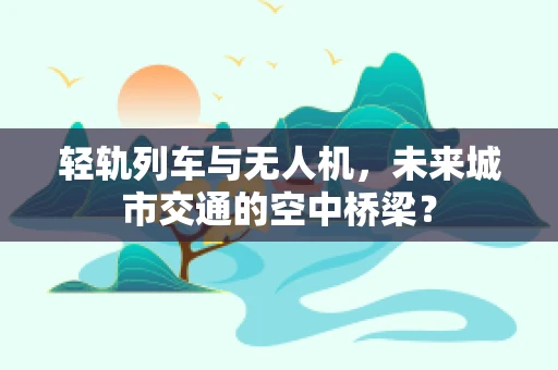 轻轨列车与无人机，未来城市交通的空中桥梁？