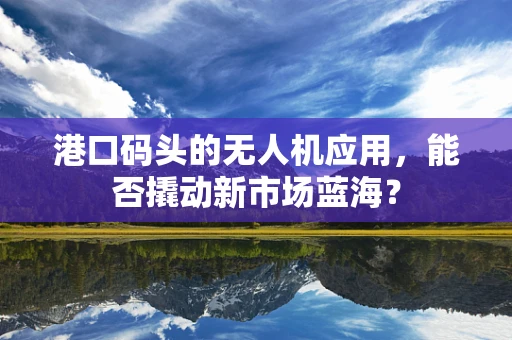 港口码头的无人机应用，能否撬动新市场蓝海？