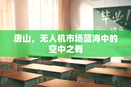 唐山，无人机市场蓝海中的空中之舞