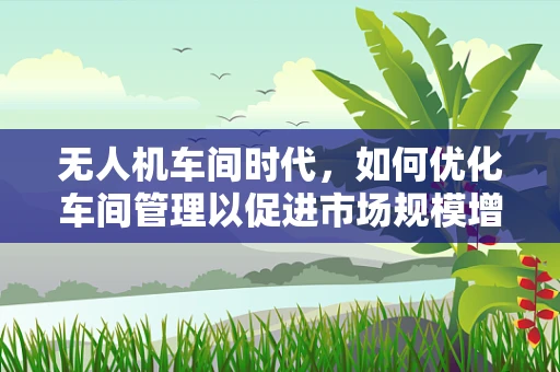 无人机车间时代，如何优化车间管理以促进市场规模增长？