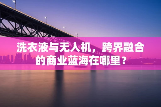 洗衣液与无人机，跨界融合的商业蓝海在哪里？