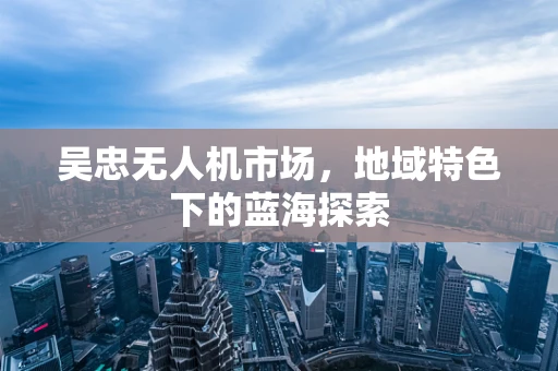 吴忠无人机市场，地域特色下的蓝海探索