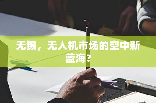 无锡，无人机市场的空中新蓝海？