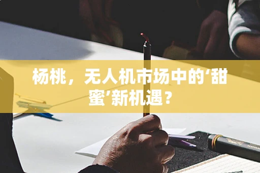 杨桃，无人机市场中的‘甜蜜’新机遇？