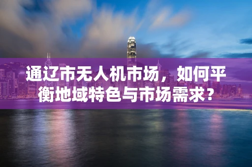 通辽市无人机市场，如何平衡地域特色与市场需求？