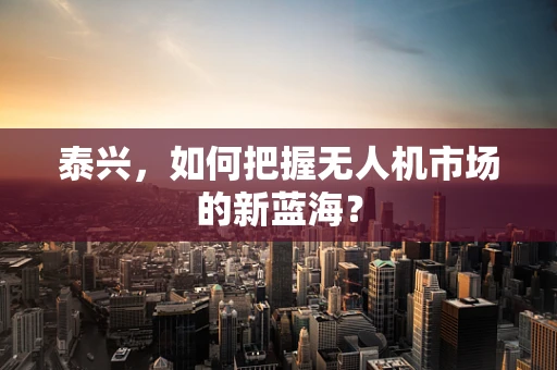 泰兴，如何把握无人机市场的新蓝海？