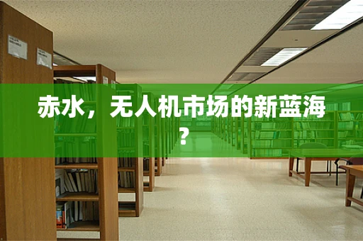 赤水，无人机市场的新蓝海？