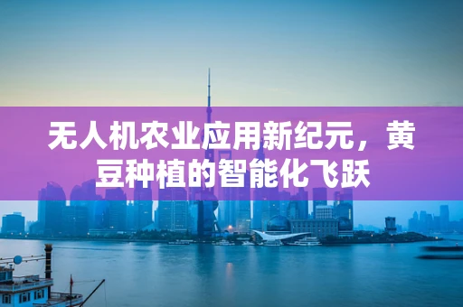 无人机农业应用新纪元，黄豆种植的智能化飞跃