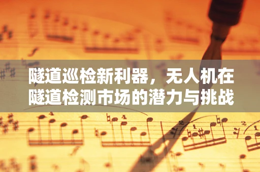 隧道巡检新利器，无人机在隧道检测市场的潜力与挑战