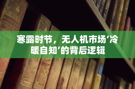 寒露时节，无人机市场‘冷暖自知’的背后逻辑