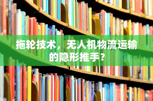 拖轮技术，无人机物流运输的隐形推手？