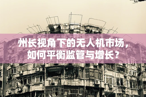 州长视角下的无人机市场，如何平衡监管与增长？