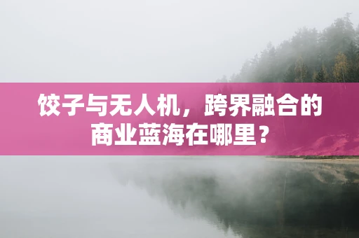 饺子与无人机，跨界融合的商业蓝海在哪里？