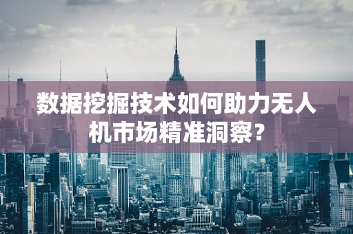 数据挖掘技术如何助力无人机市场精准洞察？
