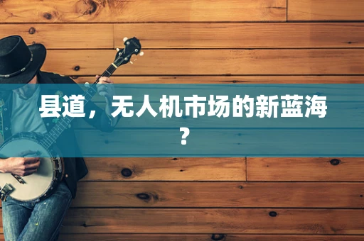 县道，无人机市场的新蓝海？