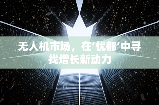 无人机市场，在‘忧郁’中寻找增长新动力