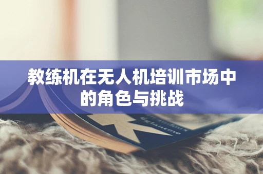 教练机在无人机培训市场中的角色与挑战