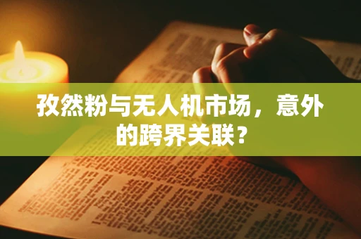 孜然粉与无人机市场，意外的跨界关联？