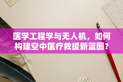 医学工程学与无人机，如何构建空中医疗救援新蓝图？