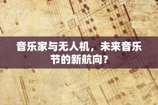 音乐家与无人机，未来音乐节的新航向？