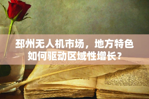 邳州无人机市场，地方特色如何驱动区域性增长？