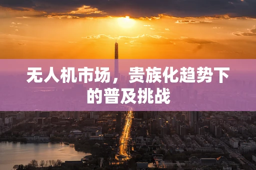 无人机市场，贵族化趋势下的普及挑战