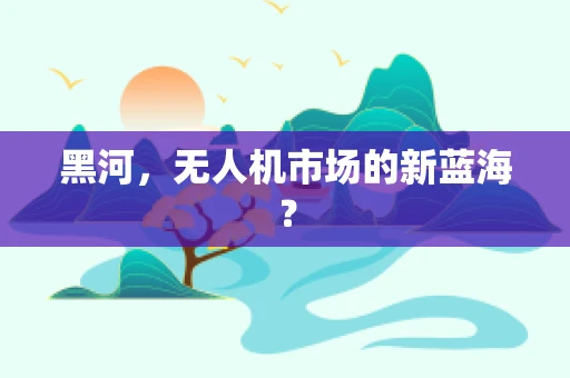 黑河，无人机市场的新蓝海？