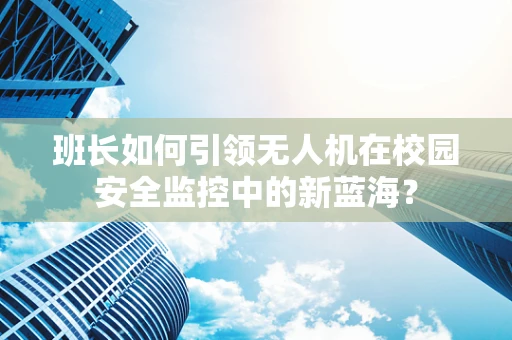 班长如何引领无人机在校园安全监控中的新蓝海？
