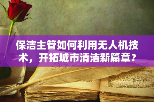 保洁主管如何利用无人机技术，开拓城市清洁新篇章？