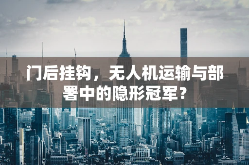 门后挂钩，无人机运输与部署中的隐形冠军？