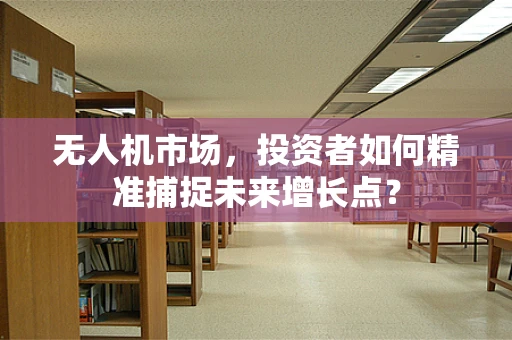 无人机市场，投资者如何精准捕捉未来增长点？