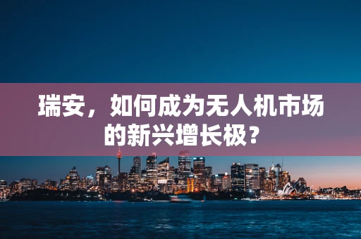 瑞安，如何成为无人机市场的新兴增长极？
