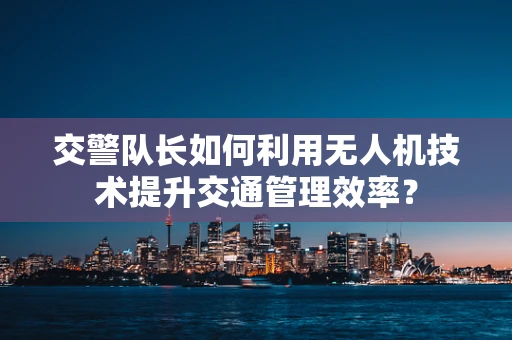 交警队长如何利用无人机技术提升交通管理效率？
