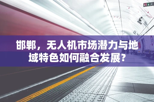 邯郸，无人机市场潜力与地域特色如何融合发展？