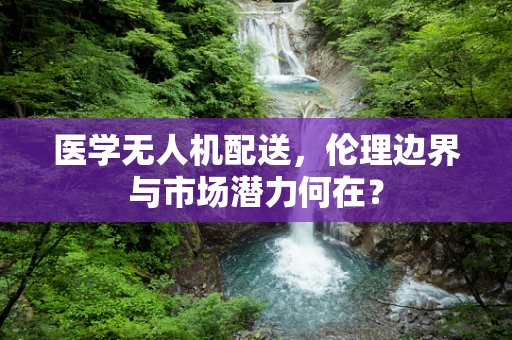 医学无人机配送，伦理边界与市场潜力何在？