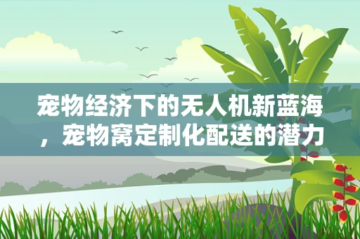 宠物经济下的无人机新蓝海，宠物窝定制化配送的潜力与挑战