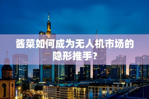 酱菜如何成为无人机市场的隐形推手？