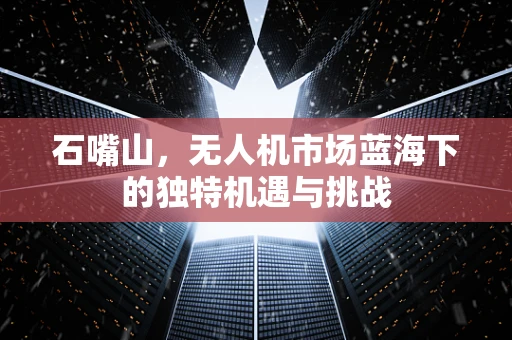 石嘴山，无人机市场蓝海下的独特机遇与挑战
