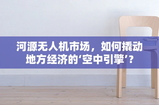 河源无人机市场，如何撬动地方经济的‘空中引擎’？