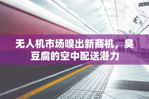 无人机市场嗅出新商机，臭豆腐的空中配送潜力
