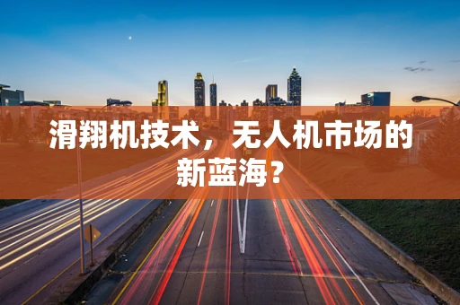 滑翔机技术，无人机市场的新蓝海？
