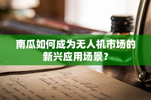 南瓜如何成为无人机市场的新兴应用场景？