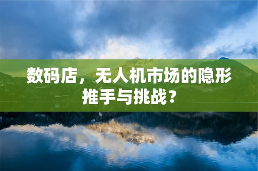 数码店，无人机市场的隐形推手与挑战？