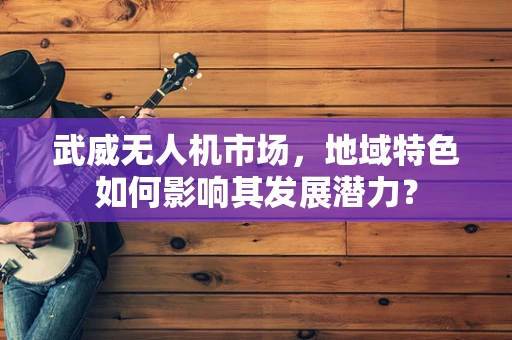 武威无人机市场，地域特色如何影响其发展潜力？