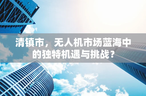 清镇市，无人机市场蓝海中的独特机遇与挑战？