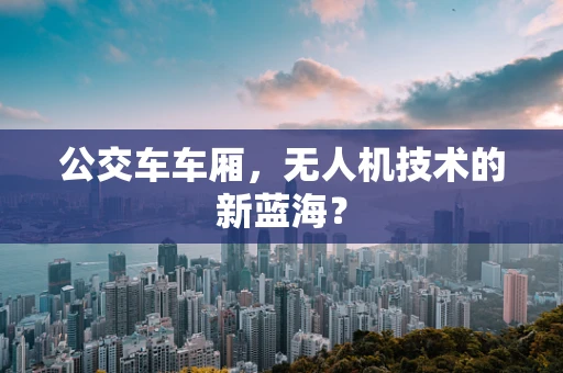 公交车车厢，无人机技术的新蓝海？