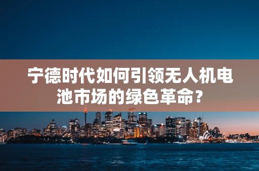 宁德时代如何引领无人机电池市场的绿色革命？