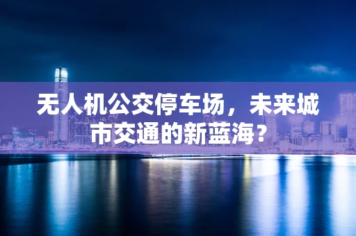 无人机公交停车场，未来城市交通的新蓝海？