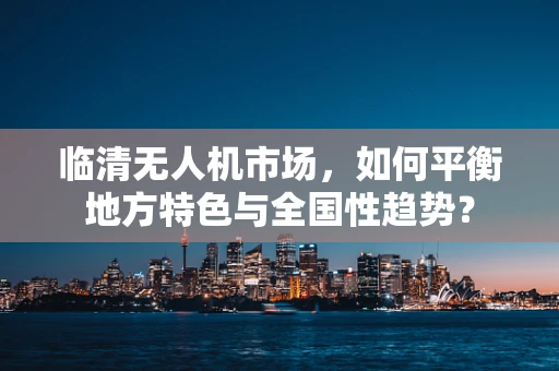 临清无人机市场，如何平衡地方特色与全国性趋势？